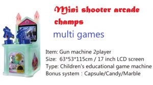 multishootermachine 300x167 - Mini Shooting Arcade Champs Machine